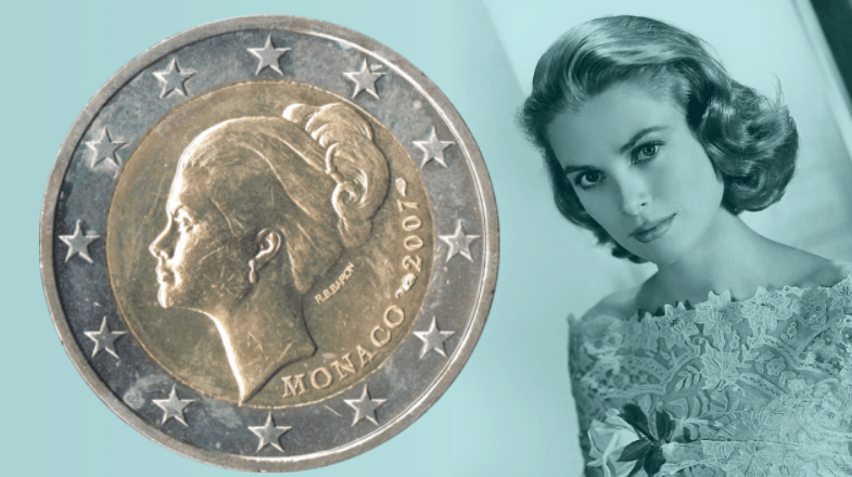 Fürstin Gracia Patricia Von Monaco 2 Euro "25. Todestag von Fürstin Gracia Patricia" - die teuerste 2 Euro Münze