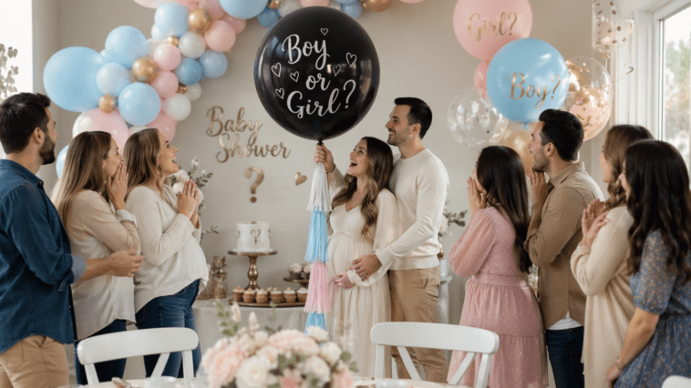 Babyparty Ballondekorationen